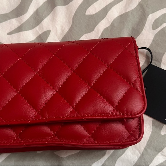 NEW Italian Leather RED Purse! NWT! - Picture 9 of 9
